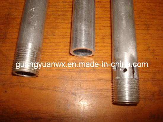 6060 6063 6061 Aluminum Machined Pipe with Thread and Hole