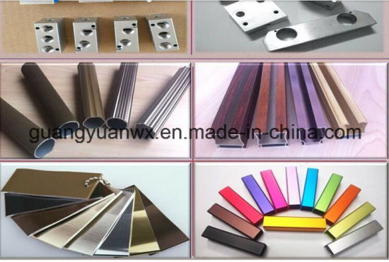 Sand Blasted Aluminum Profile Extrusion Tubing /Tubes 6063 T5