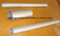 Silver Anodized Aluminum Alloy Tubes with Thread and Hole