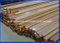 Wooden Grain Aluminum Extruded Tubing/Piping Profile 6061 T6