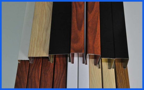 Wood Grain Aluminum Profile Tube/Pipe 6061 6063 6060