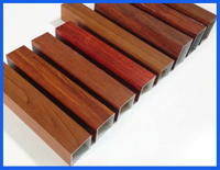 drawn wood grain octagonal aluminum tube