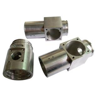 Grooved Yellow Double Angle Aluminum Machining Parts