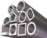 Triangular Extruded Yellow Aluminum Tube