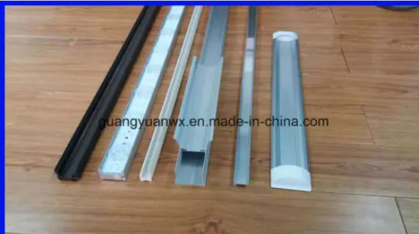 Anodized 6063 T5 Aluminum Extrusion Tubing for LED Lighting
