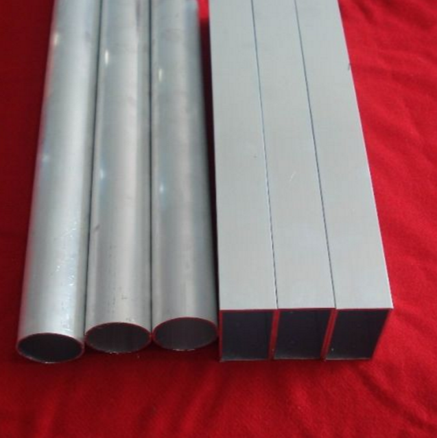 Square Sided Aluminum Extrusion Tube with Heat