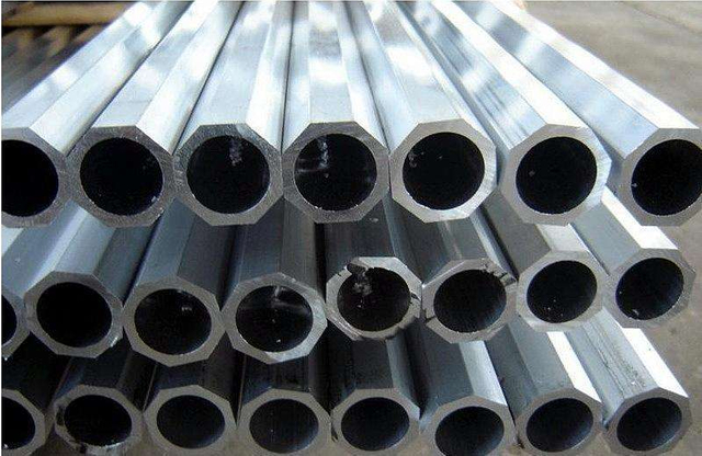 Elliptical Ribbed Thin Cold Drawn Aluminum Tube