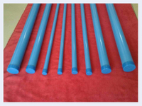 oval long aluminum tube white